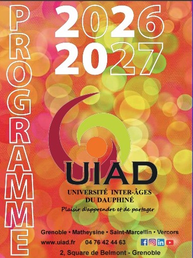 Programme et inscription 2026-2027